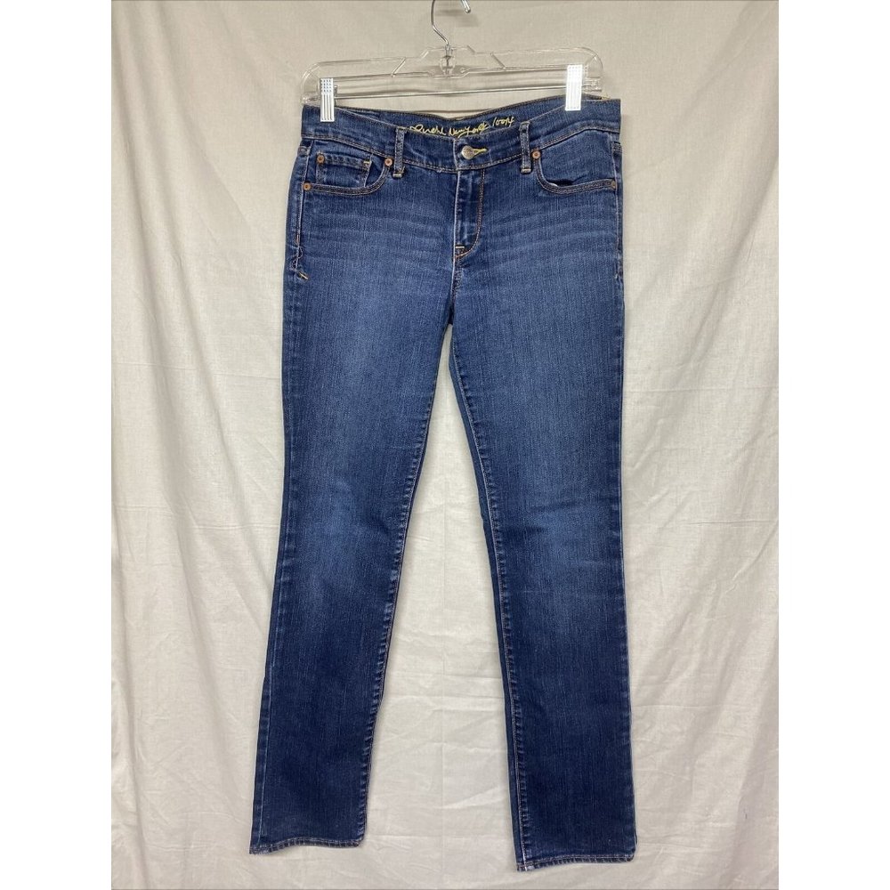 Ruehl 925 New York 10014 Mens Denim Jeans Pants Stretch Dark Wash 28 w 31 L